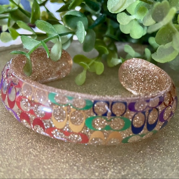 Coach Rainbow Signature Cuff, part of Coach Pride Collection - Picture 10 of 11